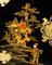 Antiker lackierter Chinoiserie Schrank auf vergoldetem Holzständer, frühes 20. Jh 4