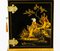 Antiker lackierter Chinoiserie Schrank auf vergoldetem Holzständer, frühes 20. Jh 12