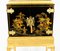 Antiker lackierter Chinoiserie Schrank auf vergoldetem Holzständer, frühes 20. Jh 2