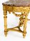 Antique Louis XV Revival Carved Giltwood Console Pier Table, 1800s 10