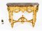 Antique Louis XV Revival Carved Giltwood Console Pier Table, 1800s, Image 19