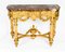 Antique Louis XV Revival Carved Giltwood Console Pier Table, 1800s 2