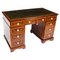Antique Victorian Inlaid Mahogany Pedestal Desk by Edwards & Roberts, 1800s 1