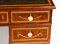 Antiker viktorianischer Schreibtisch aus Mahagoni mit Intarsien von Edwards & Roberts, 1800er 13