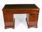 Antique Victorian Inlaid Mahogany Pedestal Desk by Edwards & Roberts, 1800s 18