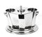 20th Century Art Deco Style Silver Plated Wine Cooler or Ice Bucket, Image 3