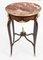 Vintage Louis Revival Rouge Occasional Centre Table with Marble Top, 1900s, Image 10