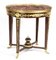 Vintage Empire Revival Occasional Table with Marble Top, 1900s 16