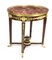 Vintage Empire Revival Occasional Table with Marble Top, 1900s 11