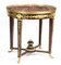 Vintage Empire Revival Occasional Table with Marble Top, 1900s, Image 1