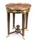 Vintage Empire Revival Occasional Table with Marble Top, 1900s, Image 14