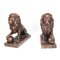 Große Medici Löwen aus gegossener Bronze, 20. Jh., 2er Set 13