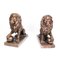 Grands Lions Médicis en Bronze Coulé, Fin 20ème Siècle, Set de 2 2