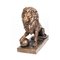 Grands Lions Médicis en Bronze Coulé, Fin 20ème Siècle, Set de 2 8