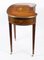 20th Century French Louis Revival Marquetry Kidney Writing Side Table 12
