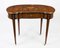 20th Century French Louis Revival Marquetry Kidney Writing Side Table 2