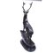 Large 20th Century Bronze Stag Statuettes in Style of Moigniez, Set of 2, Image 7