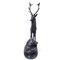 Large 20th Century Bronze Stag Statuettes in Style of Moigniez, Set of 2 5