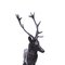 Large 20th Century Bronze Stag Statuettes in Style of Moigniez, Set of 2 12