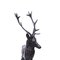 Large 20th Century Bronze Stag Statuettes in Style of Moigniez, Set of 2, Image 12