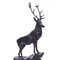 Large 20th Century Bronze Stag Statuettes in Style of Moigniez, Set of 2 4