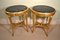 Vintage Louis Revival Gil2od Marble Top Occasional Tables, 1900s, Set of 2, Image 1