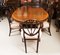 Antique Regency Revival Dining Table & Chairs, Set of 13, Image 2