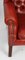 Poltrone alate in pelle rossa, XX secolo, set di 2, Immagine 14