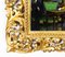 Antiker italienischer Florentiner Spiegel mit vergoldetem Holzrahmen, 19. Jh 8