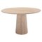 Travertine Dining Table by Alvar Aalto, Italy, 1970s, Image 1