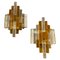 Mid-Century Modern Murano Glass Wall Sconces by Poliarte, 1970s, Set of 2, Image 1