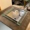 Italian Modern Heavy Glass & Silver Plated Tray, 1980s, Image 2