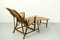 Chaise longue vintage in vimini, anni '20, Immagine 4