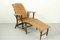 Chaise longue vintage in vimini, anni '20, Immagine 5