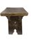 Spanish Brutalist Oak Stool, Image 4