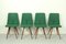 Chaises de Salle à Manger en Teck par Van Os, 1950s, Set de 4 2