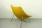 Vintage Oyster Lounge Chair in Yellow Boucle Fabric by Pierre Paulin for Artifort 5