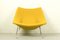 Vintage Oyster Lounge Chair in Yellow Boucle Fabric by Pierre Paulin for Artifort 10