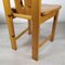 Brutalist Pine Dining Chairs, Set of 4, Image 10