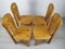 Brutalist Pine Dining Chairs, Set of 4, Image 7