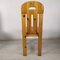 Brutalist Pine Dining Chairs, Set of 4 9