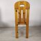 Brutalist Pine Dining Chairs, Set of 4, Image 9