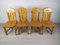 Brutalist Pine Dining Chairs, Set of 4 2