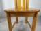 Brutalist Pine Dining Chairs, Set of 4, Image 17