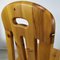 Brutalist Pine Dining Chairs, Set of 4, Image 12