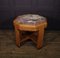French Art Deco Side Table With Marble Top in Sycamore, Image 6