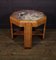 French Art Deco Side Table With Marble Top in Sycamore 10
