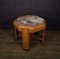 French Art Deco Side Table With Marble Top in Sycamore, Image 8