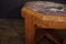 French Art Deco Side Table With Marble Top in Sycamore, Image 4