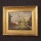 Italian Landscape, 20th-Century, Oil on Board, Framed 10